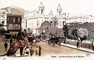 2789- Oran - Place d'Armes et Theatre - 1944